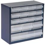raaco Kleinteilemagazin C6-16 mit 16 Schubladen, Tragkraft 16.5 kg, 15 x 30.6 x...
