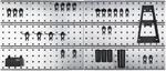 Raaco 2 TWP Set Verzinkte Werkzeugwand - Lochwand Werkstatt mit 28 SuperClips,...