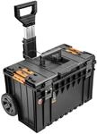NEO TOOLS Modulare Werkzeugbox auf R&auml;dern, ausziehbarer verstellbarer Griff,...