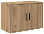 vidaXL Garagen-Wandschrank Artisan-Eiche, Lager- und Aufbewahrungsschrank