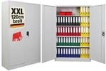 PROREGAL Fl&uuml;gelt&uuml;renschrank Elephant Metall Aktenschrank abschlie&szlig;bar 2...