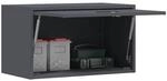 vidaXL Wandschrank f&uuml;r die Garage mit Gasdrucklift-T&uuml;r Anthrazit, Wohnzimmer,