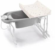 Hydro Baby Wickelauflage abnehmbar Hase Col. 265 (Grau/Beige Planeten)