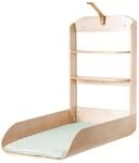 roba Wandwickelregal - Klappbares Wickelregal aus Holz natur + Wickelauflage...