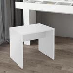 ECD Germany Schminktisch Hocker, Wei&szlig;, 40x36x41 cm, edle und Elegante Optik,...