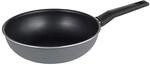 Michelino 28121 Wok-Pfanne, 24 cm, Grau
