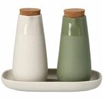 R&auml;der Essig & &Ouml;l Menage &bdquo;Cucina Italiana &ndash; 3-teiliges Set aus Steinzeug...