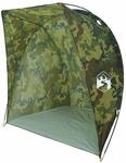 vidaXL Angelzelt Tarnmuster Wasserdicht, Campingzelt, Gartenzelt, wasserdichtes Zelt,