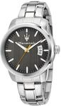 Maserati Herrenuhr aus Stahl, Uhrzeit, Datum, Analog, 42 mm, SUCCESSO-Kollektion -