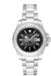GANT G204001 Watertown Herrenuhr Edelstahl Silberfarben 41 mm, Schwarzes Sunray
