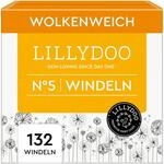 LILLYDOO hautfreundliche Windeln, Monatsbox, Gr&ouml;&szlig;e 5 (13+ kg), 132 St&uuml;ck