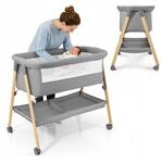 Moby-System Babybett Mili &ndash; Reisebett 0&ndash;6 Monate, Klappbar mit Matratze,