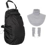 Hoppediz Fleece-Cover 3-in-1 Tragecover, stone