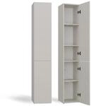 CDF Badezimmerschrank Badschrank Schmal Hoch, Bad-Hochschrank ohne W&auml;schekorb