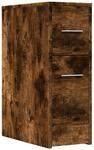 vidaXL Badschrank, Badezimmerschrank Schmal mit Rollen, Nischenschrank Rollschrank