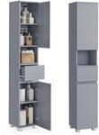 VASAGLE Badezimmerschrank, Badschrank, Badezimmerm&ouml;bel mit Einer Schublade,
