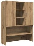 vidaXL Waschmaschinenschrank Artisan-Eiche 70,5x25,5x90 cm, Waschmaschinenregal,