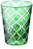 EDZARD 6er Set Kristallglas Dio, gr&uuml;n, H&ouml;he 10 cm, F&uuml;llmenge 230 ml,
