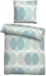 biberna Premium Tencel Bettw&auml;sche Garnitur 135x200 cm blau | 100% Lyocell 