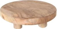 Teak-Tisch mini Teakholz Holz-Tischchen Blumenst&auml;nder Etagere Pflanzenhocker 30cm