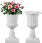 VEVOR Blumenspindel aus Kunststoff, 25x42 cm, 2er-Pack, Pflanzpokal. Pflanzk&uuml;bel,