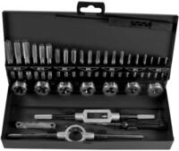 SW-Stahl 82233L Gewindeschneidsatz M3-M12 32-teilig I HSS Gewindeschneider Set f&uuml;r