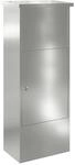 vidaXL Paketdrop-Box Schwarz 44,5 x 29 x 110,5 cm Verzinkter Stahl, Garten- und