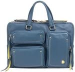 DUDU Elegante Damen-Laptoptasche aus Leder mit Schultergurt &ndash; Laptop-Tasche f&uuml;r