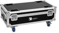 ROADINGER Flightcase 6x AKKU IP UP-4 Plus HCL Spot WDMX mit Ladefunktion | PRO