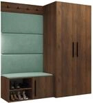 Mirjan24 Garderoben-Set Mapreni I, Schuhschrank + Kleiderhakenbrett + Kleiderschrank