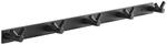 SOTECH Blackline CORA V Hakenleiste 450 mm mit 5 Haken schwarz Wandgarderobe