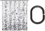 Sch&ouml;ner Wohnen Kollektion Duschvorhang Mod. Tosi Terrazzo-Design aus 100%
