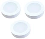 kalb | 3er Set LED Einbauspot Unterbauspot 6,3cm &empty; Einbaustrahler f&uuml;r M&ouml;bel inkl.