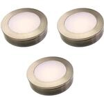 kalb | 3er Set LED Einbauspot Unterbauspot 6,3cm &empty; Einbaustrahler f&uuml;r M&ouml;bel inkl.