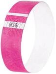 SIGEL EB210 Einlassb&auml;nder Super Soft, 120 St&uuml;ck, neon pink, Festival Armb&auml;nder