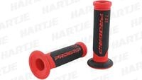 Progrip Griffgummi Lenkergriffe Handgriffe 732 Rot Schwarz Gummi f&uuml;r Motorrad Roller