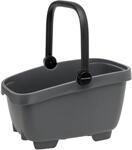 New Looxs Clipper Racktime 2. 0 Fahrradkorb, Grey, 49 x 37 x 29 cm
