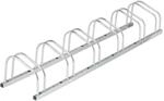 Relaxdays Fahrradst&auml;nder Boden, f&uuml;r 6 Fahrr&auml;der, bis 50 mm Reifenbreite, Metall,