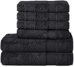 Komfortec 6er Handtuch Set aus 100% Baumwolle, 2er Badet&uuml;cher 70x140 cm und 4er