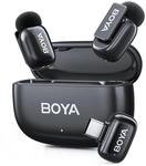 BOYA Mini 2 AI Funk-Ansteckmikrofon Type-C matt schwarz - SKU02