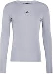 adidas Herren Techfit Compression Training Longsleeve Shirt, Grey, S