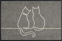 w+d Design Lovetails 40x60cm, innen und au&szlig;en, waschbar, Grau