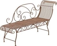 CLP Gartenbank Karma, romantische Recamiere im Jugendstil mit ornamentalen