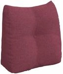 vidaXL R&uuml;cken Kissen Weinrot 45 x 24 x 50 cm Stoff, Wohnzimmer, modernes