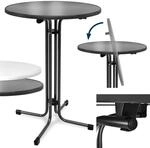 Beautissu 3er Set Stehtisch klappbar &Oslash;70cm Bellini &ndash; Stabiler Outdoor Bistrotisch