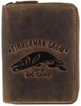 Greenburry Vintage Fisherman Crew Leder Geldb&ouml;rse Portemonnaie Geldbeutel Portmonee
