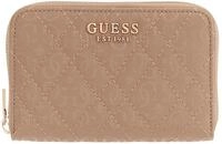 GUESS Geldb&ouml;rse Isemay SLG Medium Zip Wallet Pale Mocha beige