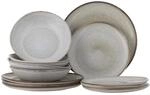 Bloomingville Sandrine Geschirrset, Natur, Steingut, T:T28,5x/T:T22xH2/B:T22xH5cm,5,