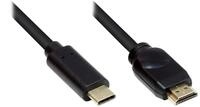 Good Connections Adapterkabel - USB-C Stecker an HDMI 2.0 Stecker - 4K / UHD @60Hz -