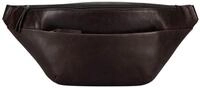JOST Leder G&uuml;rteltasche Umh&auml;ngetasche London Crossover Bag Brown Dunkelbraun